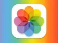 App-ikonen Foton med regnbågsfärger. Perfekt för att importera bilder till iPhone och organisera ditt digitala liv.