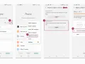Steg för steg för att exportera kontakter från Android till intern lagring.