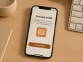 iPhone-skärm visar aktivering av eSIM. En knapp för att använda QR-kod syns.