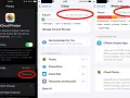 Inställningar för iCloud Photos visar att synkronisera iPhone med iPad pågår.