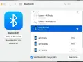 Bluetooth-inställningar visar hur du kan koppla iPhone till dator. Enheten "Robphone20" är listad men ej ansluten.