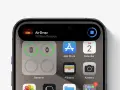 iPhone visar AirDrop-överföring till Elsie Persson. En bild av en konsert visas.