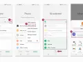 Steg för att kopiera kontakter Samsung: tryck på tre punkter, välj "Dela kontakter", markera kontakter och välj delningsmetod.