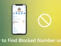 iPhone-skärm som visar kontaktinformation och en stoppskylt. Lär dig hur du hittar blockerade nummer på iPhone.