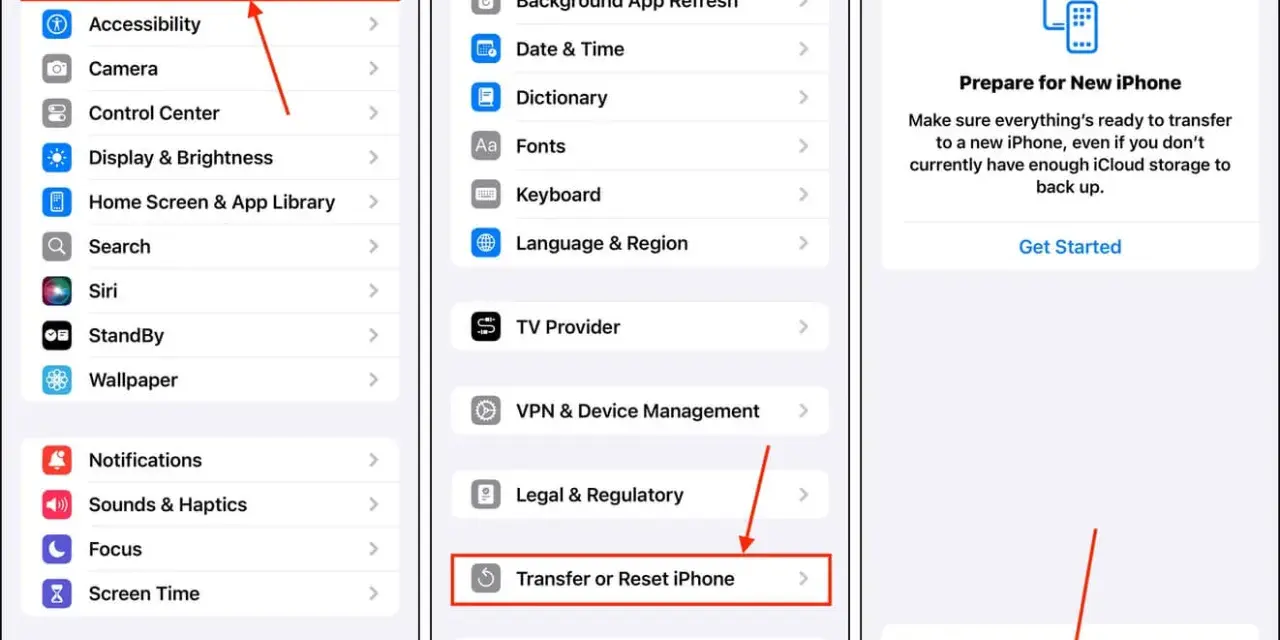 Inställningar på iPhone: Gå till Allmänt, sedan Överför eller Nollställ iPhone för att förbereda för en ny enhet. Autofyll kan hjälpa.