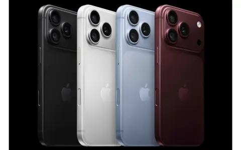 Fyra iPhones i olika färger: svart, vit, blå och vinröd. Den här iPhone 18-serien ser lovande ut.