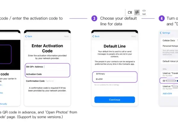 Steg-för-steg-guide för att lägga till e-sim på iPhone 12. Följ instruktionerna för att aktivera ditt nya abonnemang.