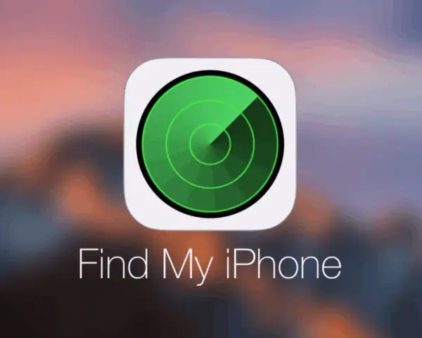 App-ikonen "Hitta min iPhone" med en grön radar. Om du vill ta bort funktionen, klicka här.