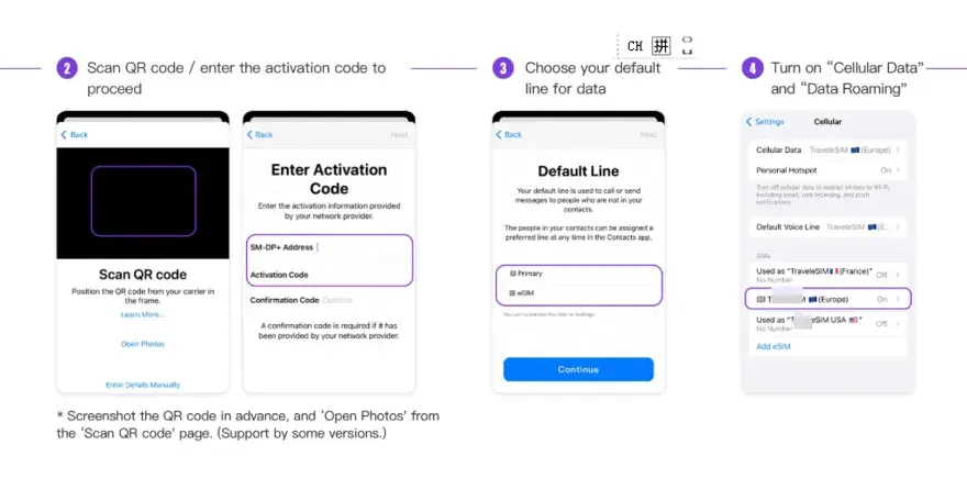 Steg-för-steg-guide för att lägga till e-sim på iPhone 12. Följ instruktionerna för att aktivera ditt nya abonnemang.