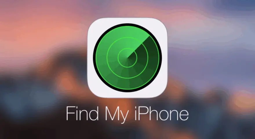 App-ikonen "Hitta min iPhone" med en grön radar. Om du vill ta bort funktionen, klicka här.